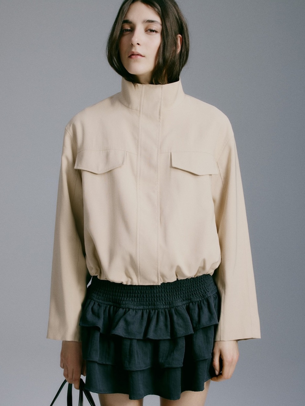 CHIMNEY-COLLAR JACKET